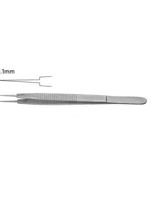 Koshima Micro Forceps Ultra Fine 0.1mm, Sharp, 14cm