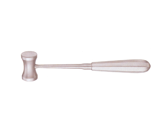 Hajek Bone Mallet, Solid Head, 180G, 26mm, 21cm