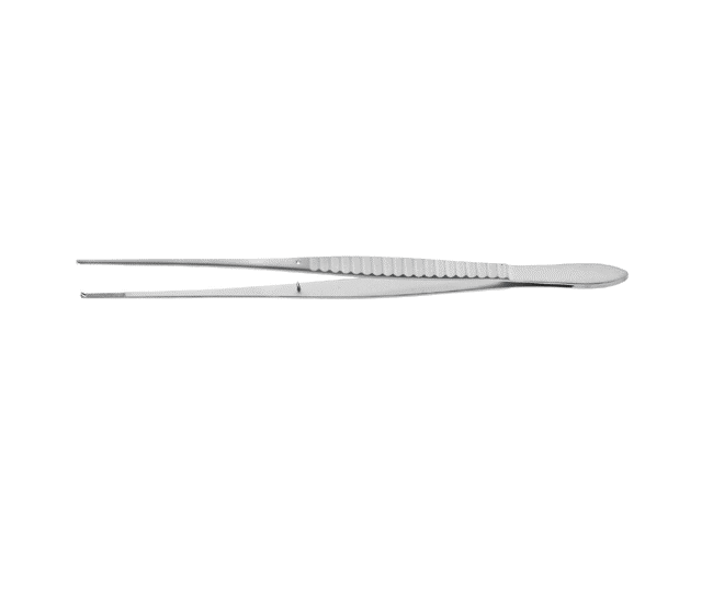 Select Tissue Forceps, Extremely Fine, 1X2 Teeth, Straight