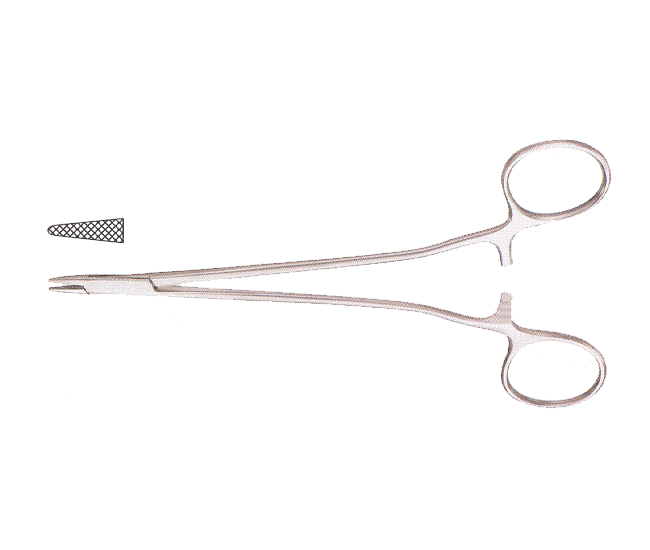 Sarrot Needle Holder, 17cm, Extra Delicate Pattern
