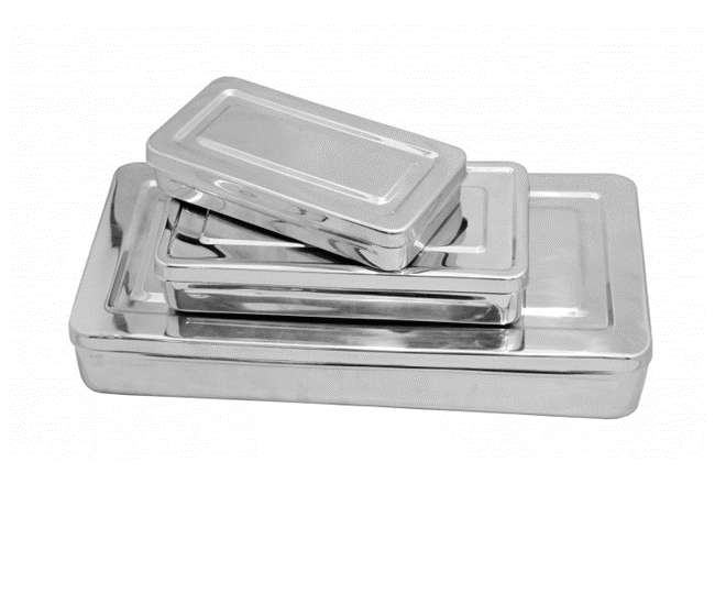 Instruments Box For Storage, Stainless Steel